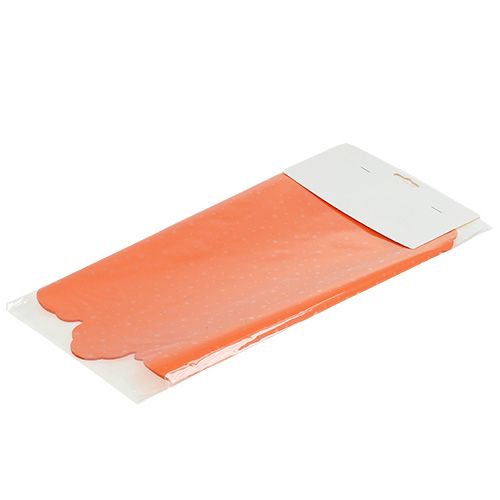 Floristik24 Manchette rosace orange Ø 48 cm 50 p.