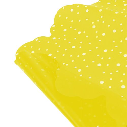 Floristik24 Manchettes rosaces Ø 48 cm jaune 50 p.
