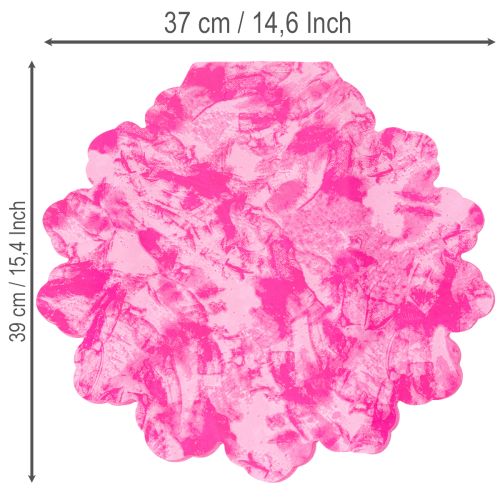 Manchette ronde pour bouquets 38 cm rose vif | Floristik24.fr
