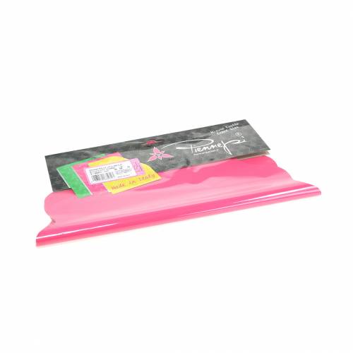 Floristik24 Manchette Rondella rose rayé Ø40cm 50pcs manchette fleur