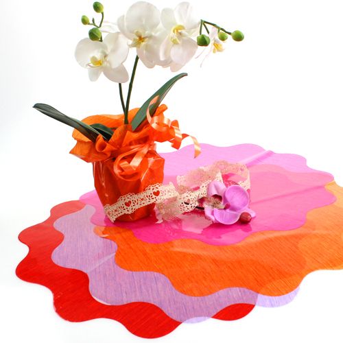 Manchette Rondella violet Ø48cm 50pcs | Floristik24.fr