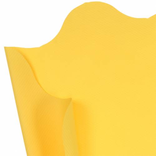 Floristik24 Manchette Rondella jaune Ø50cm 50pcs manchette en pot