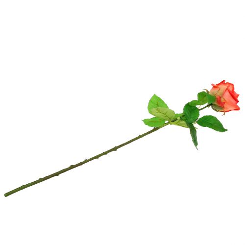 Floristik24 Rose artificielle saumon 67,5 cm