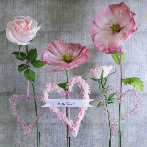 Article Rose artificielle pour une décoration intérieure élégante et charmante, 92 cm