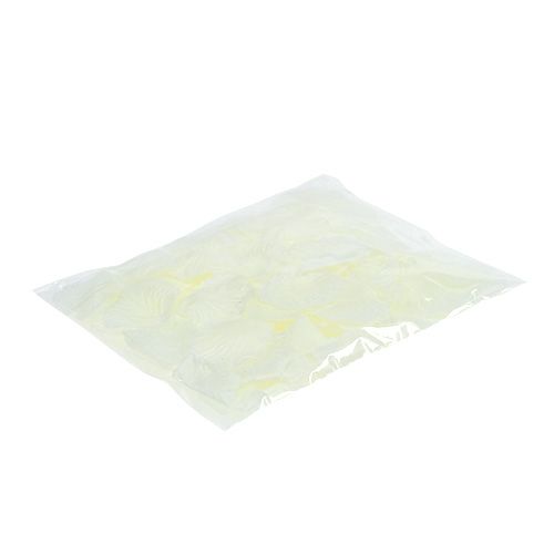 Floristik24 Pétales de roses 5 cm 48 p. crème/jaune