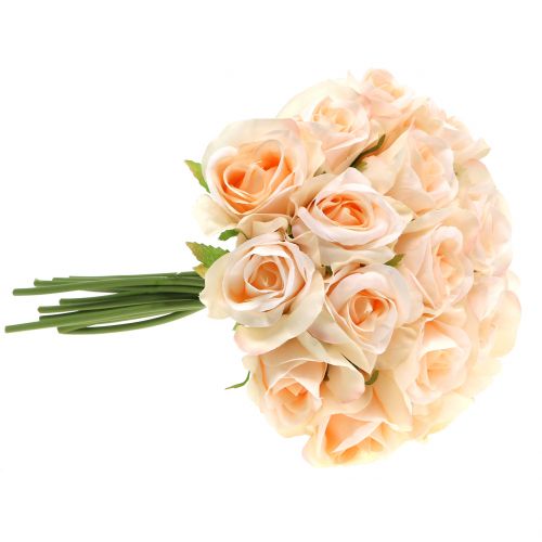 Floristik24 Bouquet de roses pêche Ø22cm
