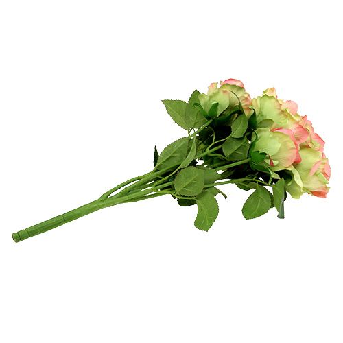 Article Rosier artificiel vert, rose 55cm