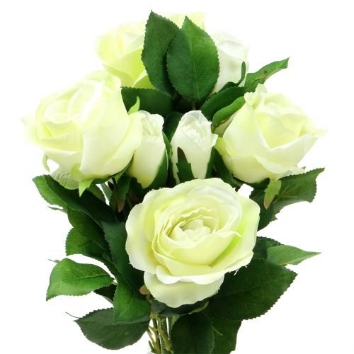 Floristik24 Bouquet de roses crème 48 cm