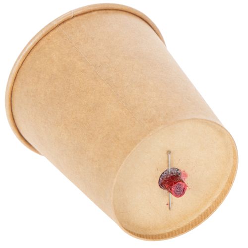 Article Roses stabilisées décoratives, 5 cm, lot de 6, pour une touche romantique dans votre salon ou pour un mariage.