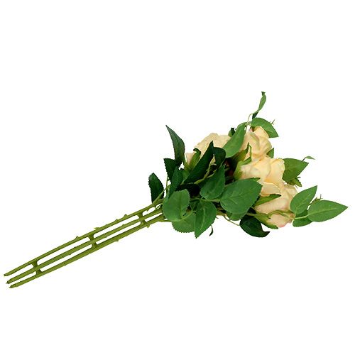 Floristik24 Bouquet de roses en crème L46cm