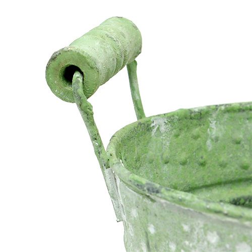 Pot à roses avec anses Ø14.5cm H19cm vert | Floristik24.fr