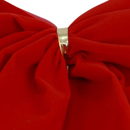 Floristik24 Noeud rouge Noeud cadeau de Noël extérieur 21cm