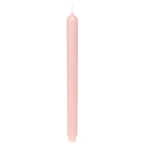 Bougies Rustiques Roses en Cire Colorée Masse 350x28mm Lot de 4 acheter | Floristik24.fr