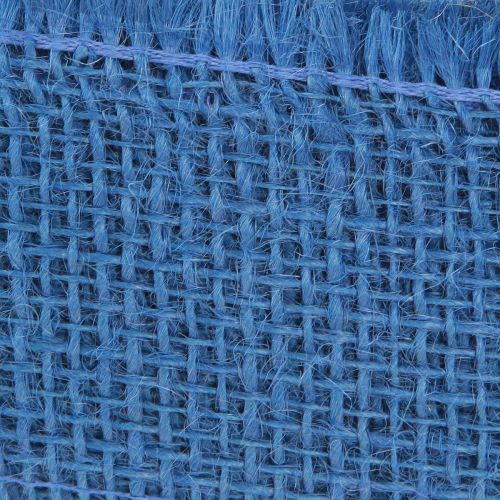 Article Ruban de jute rustique coloré couleurs assorties 40/70 mm 2 m 10 pièces