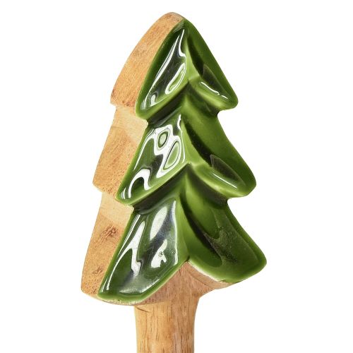 Article Couverts à salade en bois pour Noël 28 cm lot de 2