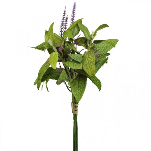 Floristik24 Bouquet de sauge artificielle, fleurs en soie, branches de sauge violette artificielle L26cm 4pcs