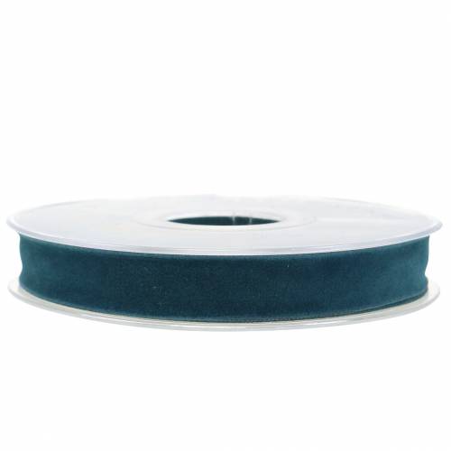 Article Ruban velours bleu 15mm 7m