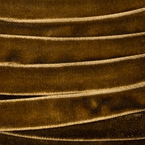 Ruban décoratif en velours, étroit, 10 mm de large, 20 m de long, en rouleau | Floristik24.fr