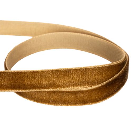 Ruban décoratif en velours, étroit, 10 mm de large, 20 m de long, en rouleau | Floristik24.fr