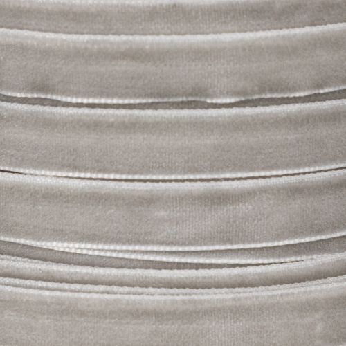 Ruban en velours gris 10 mm x 20 m pour décoration intérieure et loisirs créatifs | Floristik24.fr