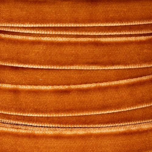 Ruban en velours à décorer, orange terracotta, 10mm x 20m | Floristik24.fr