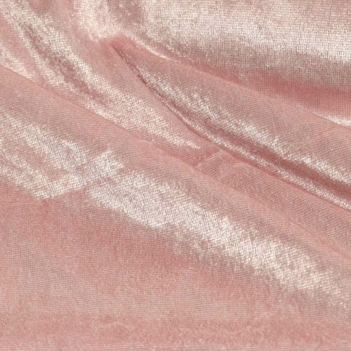 Article Tissu déco Velours Décoration de table velours vieux rose 140×300cm