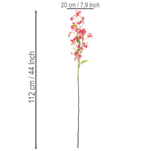 Kunstzweig Orchidée Oncidium 112 cm Lot de 3 en Tissu et Plastique | Floristik24.fr