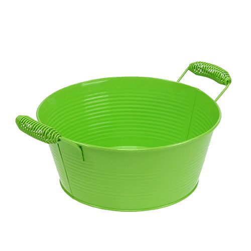 Floristik24 Bol vert rond Ø22cm H9,5cm