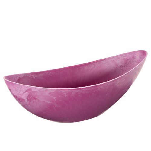 Coupe décorative en plastique rose 39 x 13 cm pour compositions florales acheter | Floristik24.fr