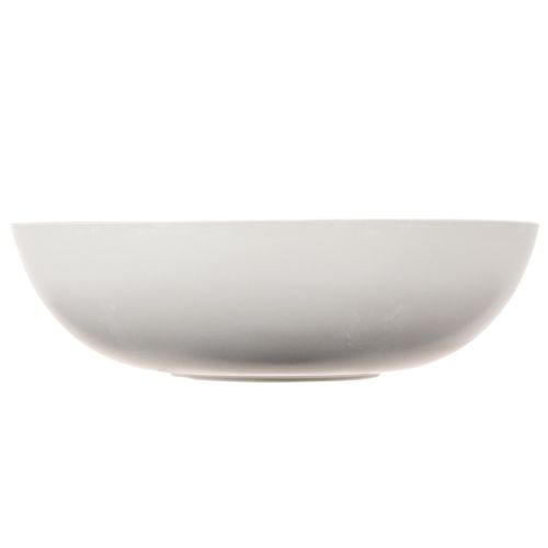 Coupe décorative ronde en plastique gris clair 30 cm | Floristik24.fr