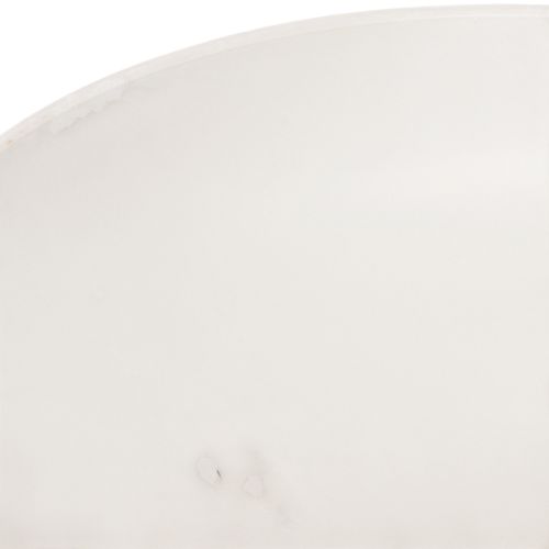 Coupe décorative ronde en plastique gris clair 30 cm | Floristik24.fr