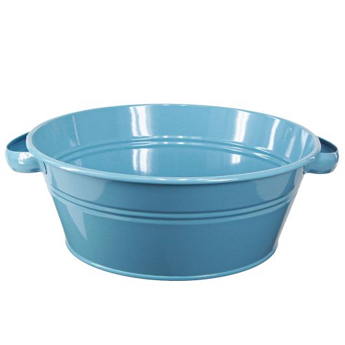 Article Bol manche rond bol décoratif bol à fleurs bleu Ø33,5cm