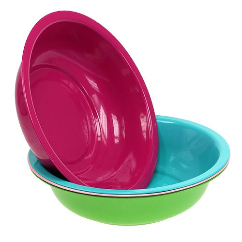 Floristik24 Bol décoratif tri coloré. Ø29cm 4pcs