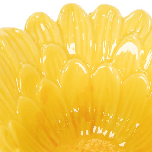 Article Coupe à fleurs décorative en céramique, 13 cm, lot de 2, idéale pour la décoration intérieure et les idées cadeaux.