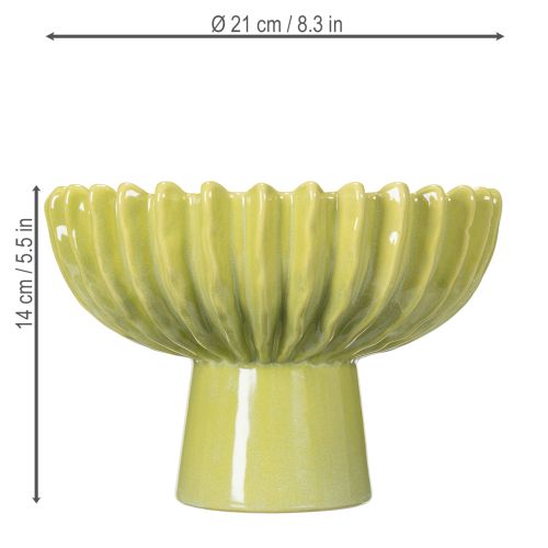 Article Bol en céramique, design élégant pour une décoration de table raffinée et un accessoire de maison, 21 cm