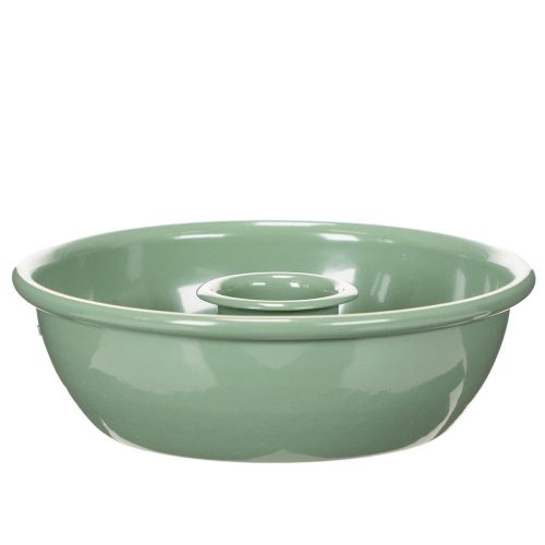 Support bougies chandelles en métal vert 10 cm lot de 2 pour décoration intérieure | Floristik24.fr