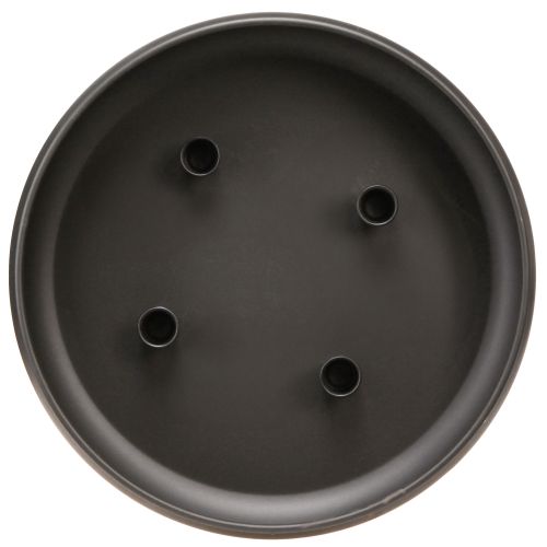Article Bol avec bougeoir aimanté noir Ø33cm H7,5cm
