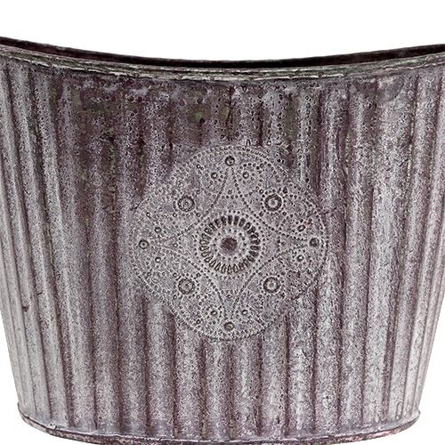 Floristik24 Bol ovale 22cm x 16cm H15cm violet