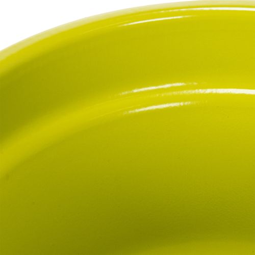 Article Pot de fleurs en métal, décoration estivale pour le salon, 23 cm, lot de 3