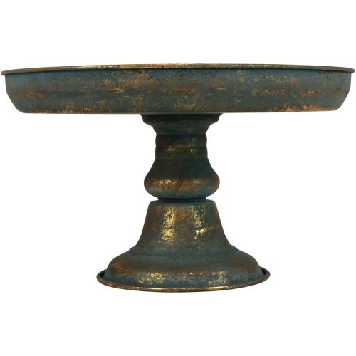 Floristik24 Bol avec pied bol décoratif bol en métal doré Ø29cm H17,5cm