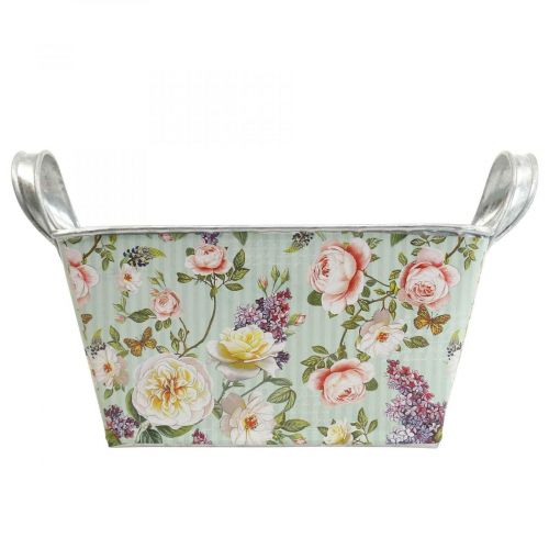 Floristik24 Jardinière jardinière rosiers décoration métal 20×12.5×10cm