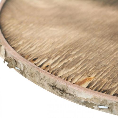 Floristik24 Disque décoratif en bois flammé Contreplaqué de décoration en bois rustique Ø20cm