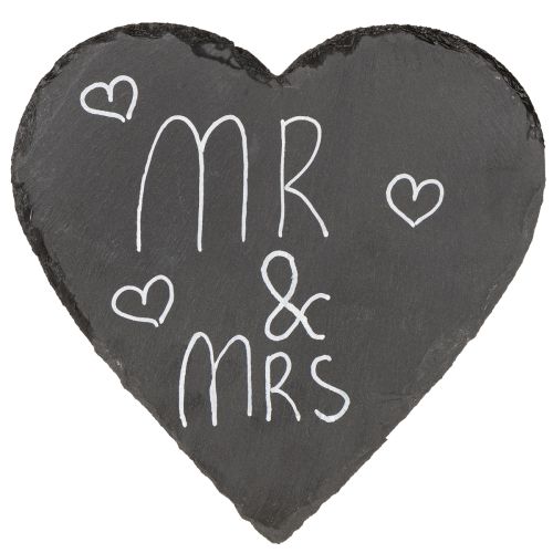 Article Décoration coeur en ardoise coeur ardoise assiette ardoise 20cm 5pcs