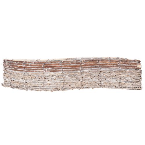 Coupe en osier allongée avec film plastique 45 cm – Lot de 2 | Floristik24.fr