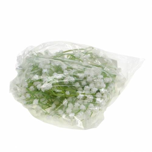 Floristik24 Guirlande de décoration de mariage gypsophile avec oeillets blanc 180cm
