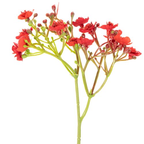 Kraut artificiel rouge 30 cm - Bouquet décoratif 10 pièces | Floristik24.fr