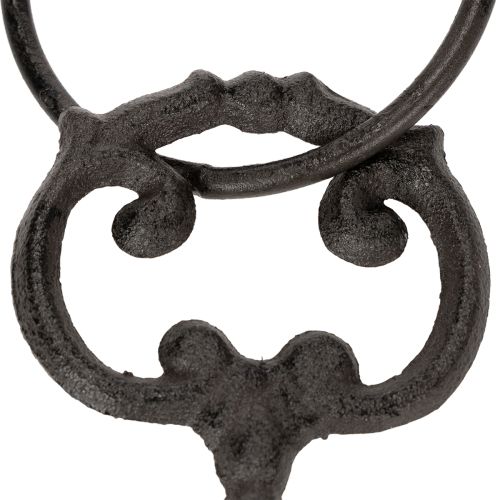 Article Porte-clés décoratif, motif clé ancienne, accessoire de décoration nostalgique, 27 cm