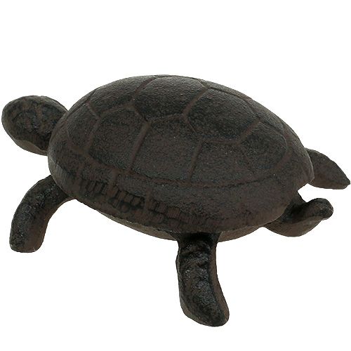 Floristik24 Cachette à clés tortue brune 11 x 8 x 4 cm