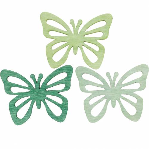 Décoration à disperser papillons, printemps, papillons en bois, décoration de table à disperser 72 pièces