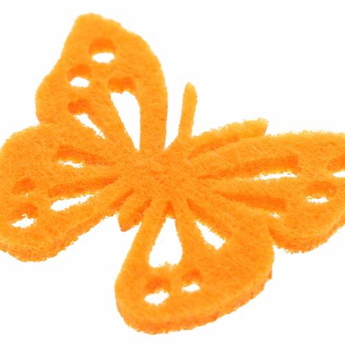 Article Papillon en feutre Couleurs au choix 3,5x4,5cm 54 pcs